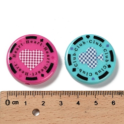 Printed Opaque Acrylic Beads&nbsp;OACR-D316-20