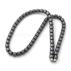 Column Synthetic Non-Magnetic Hematite Beaded Necklaces&nbsp;NJEW-R020-08