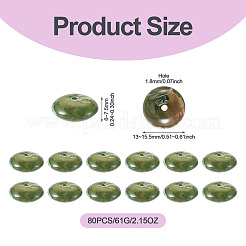 80Pcs 61G Acrylic Imitation Gemstone Beads&nbsp;MACR-TADJ0001-10C