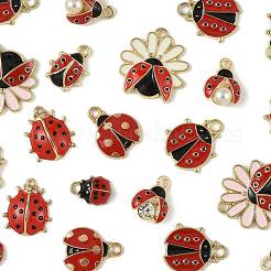 24Pcs Alloy Enamel Pendants&nbsp;ENAM-FS0003-72