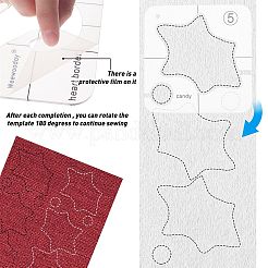 Transparent Acrylic Sewing Template&nbsp;DIY-GF0002-91