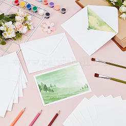 50Pcs Wood Pulp Cotton Blank Greeting Cards&nbsp;DIY-WH0816-027C