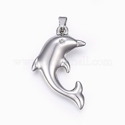 Tarnish Resistant 304 Stainless Steel Pendant Rhinestone Settings&nbsp;STAS-O104-14P