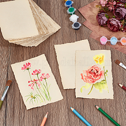 50Pcs Wood Pulp Watercolor Paper&nbsp;DIY-WH0671-347A