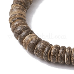 Natural Lava Rock & Wood Beads Bracelets&nbsp;BJEW-JB10976