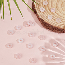 20Pcs Natural Rose Quartz European Beads&nbsp;G-PA0002-34B