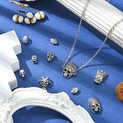 150Pcs 10 Styles Tibetan Style Alloy Beads&nbsp;TIBEB-CJ0001-21