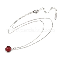 Natural Mixed Stone Pendant Necklaces&nbsp;NJEW-JN05489-01