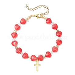 Alloy Cross Charm Bracelets&nbsp;BJEW-JB13490