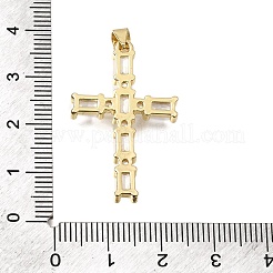 Brass Pave Cubic Zirconia Pendants&nbsp;CU-CBAE7DF-11G-D