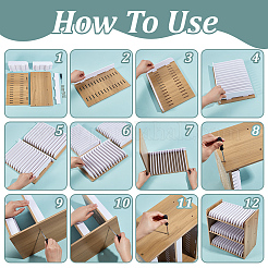 Wooden Cell Phone Storage Box&nbsp;AJEW-WH0696-477A-01