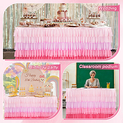 Chiffon Table Skirt&nbsp;AJEW-WH0673-72