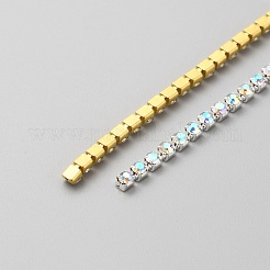Alloy Rhinestone & Plastic Imitation Pearl Chains&nbsp;DIY-WH0320-28