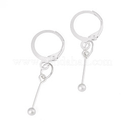 Brass Leverback Earring Findings&nbsp;EJEW-TAC00032