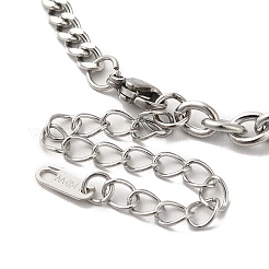 Alloy Enamel Heart Pendant Necklace&nbsp;NJEW-Q001-01P