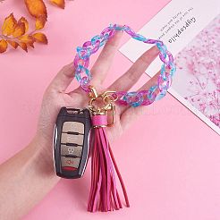 Chain Link Wristlet Keychain&nbsp;HJEW-SW00014-04