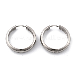 201 Stainless Steel Hoop Earrings&nbsp;LS-EJEW-P304-15A-P