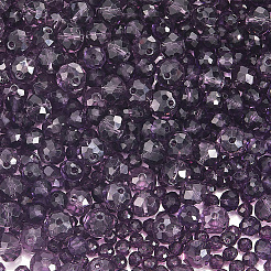 Electroplate Glass Beads Strands&nbsp;EGLA-PA0001-02A