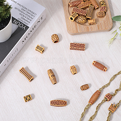 26Pcs 13 Styles Plastic Dreadlocks Braiding Beads&nbsp;OHAR-GF0001-29