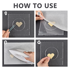 Rectangle Ironing Paper used for DIY Fuse Beads&nbsp;DIY-WH0622-489C