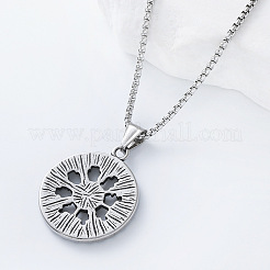 Vintage 304 Stainless Steel Pirate Rune Viking Compass Pendant Necklaces for Men Women&nbsp;AZ8972