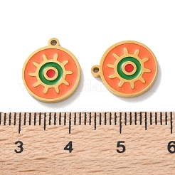 Ion Plating(IP) 304 Stainless Steel Charms&nbsp;STAS-M102-33G