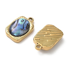 Natural Paua Shell Pendants&nbsp;STAS-G397-02G-02