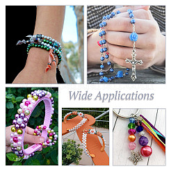 540Pcs 27 Style Spray Painted ABS Plastic Imitation Pearl Beads&nbsp;OACR-TA0001-18