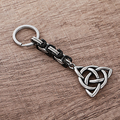 304 Stainless Steel Triqueta Keychains&nbsp;LS-GS1230