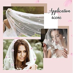20Pcs 10 Colors Flower Shape PVC Sequin/Paillette Beading Appliques&nbsp;DIY-GF0007-07
