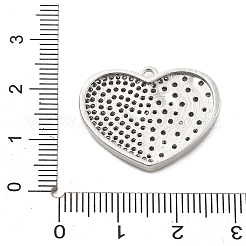 Brass Micro Pave Cubic Zirconia Pendant&nbsp;KK-L228-27P