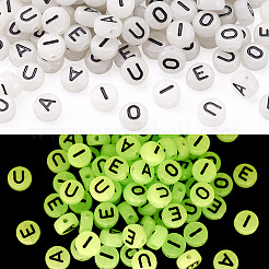500Pcs 5 Style Acrylic Beads&nbsp;SACR-TA0001-15