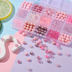 375Pcs 15 Styles Acrylic Beads&nbsp;MACR-YW0002-59D