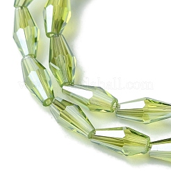 Transparent Electroplate Glass Beads&nbsp;X1-GLAA-K064-05A-PL04