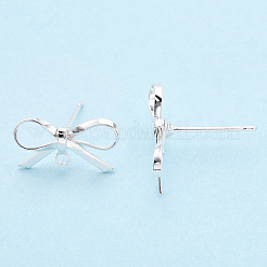 Brass Stud Earring Findings&nbsp;X-KK-S350-013S