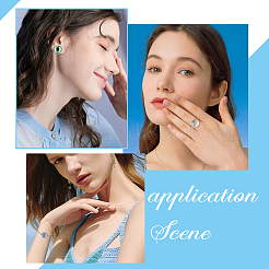DIY Half Round Jewelry Set Making Kit&nbsp;DIY-SC0018-24