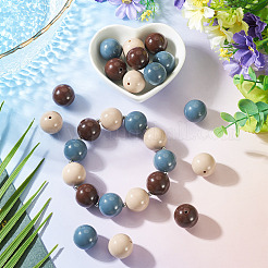 15Pcs 3 Colors Opaque Acrylic Beads&nbsp;SACR-TADJ0001-04