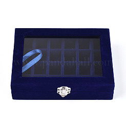 Flock with Glass Jewelry Display Box&nbsp;PW-WG61213-06
