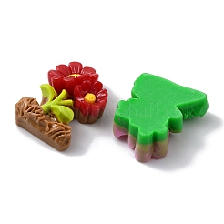 Opaque Resin Decoden Cabochons&nbsp;CRES-P030-B