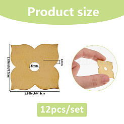 12Pcs Brass Flat Washers&nbsp;FIND-FH0012-07G