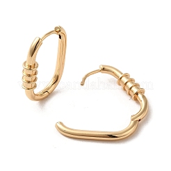 Brass Hoop Earrings&nbsp;EJEW-C073-19KCG