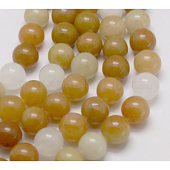 Natural Topaz Jade Beads Strands&nbsp;G-G150-8mm-1