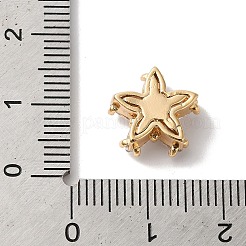 Brass with Clear Cubic Zirconia Beads&nbsp;KK-G503-08G