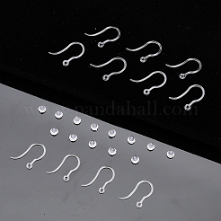 100Pcs Transparent Resin Earring Hooks&nbsp;RESI-CA0001-49