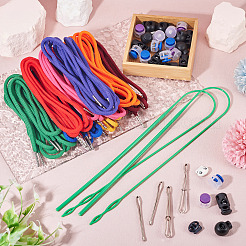 16Pcs 8 Colors Polyester & Cotton Replacement Drawstring Cords&nbsp;FIND-TA0009-39