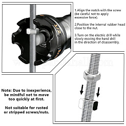 Aluminium Nut Zipper Drill Attachment Socket Wrench Tool&nbsp;FIND-WA0001-24