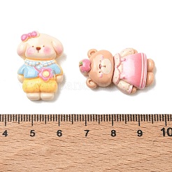 Opaque Resin Cabochons&nbsp;RESI-F072-09