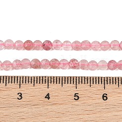 Natural Strawberry Quartz Beads Strands&nbsp;GG-NH0007-B02-01