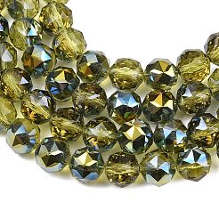 Transparent Electroplate Glass Beads Strands&nbsp;EGLA-N002-34C-B16