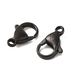 Ion Plating(IP) 304 Stainless Steel Lobster Claw Clasps&nbsp;STAS-AB09-B
